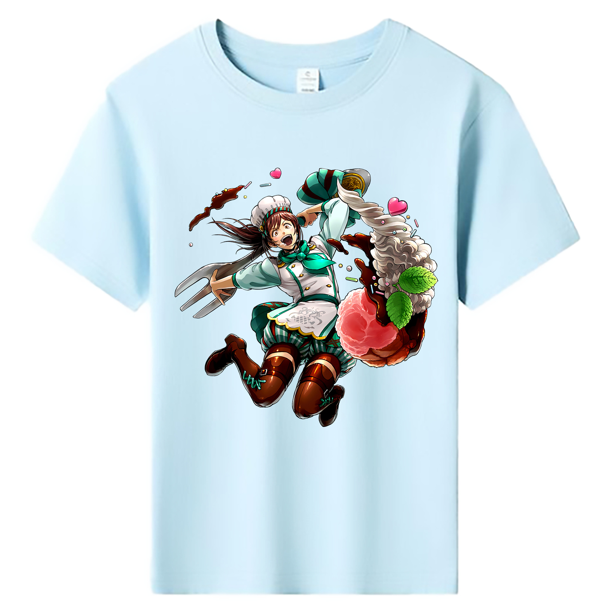 （画像用） 進撃の巨人 サシャ·ブラウス Attack on Titan Sasha Blaus 綿100％キッズTシャツ（フロントプリント）